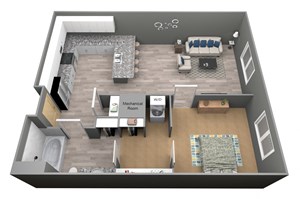 Floorplan Photos Gallery Bayberry I - 3D - Vivere Floor Plan